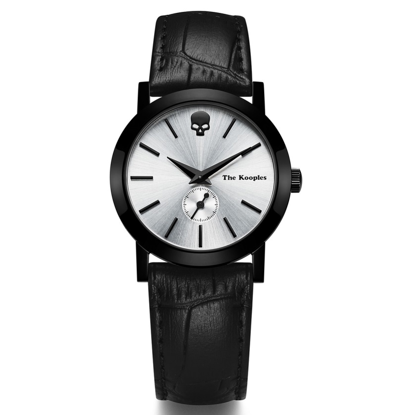 The Kooples montre noire tête de mort