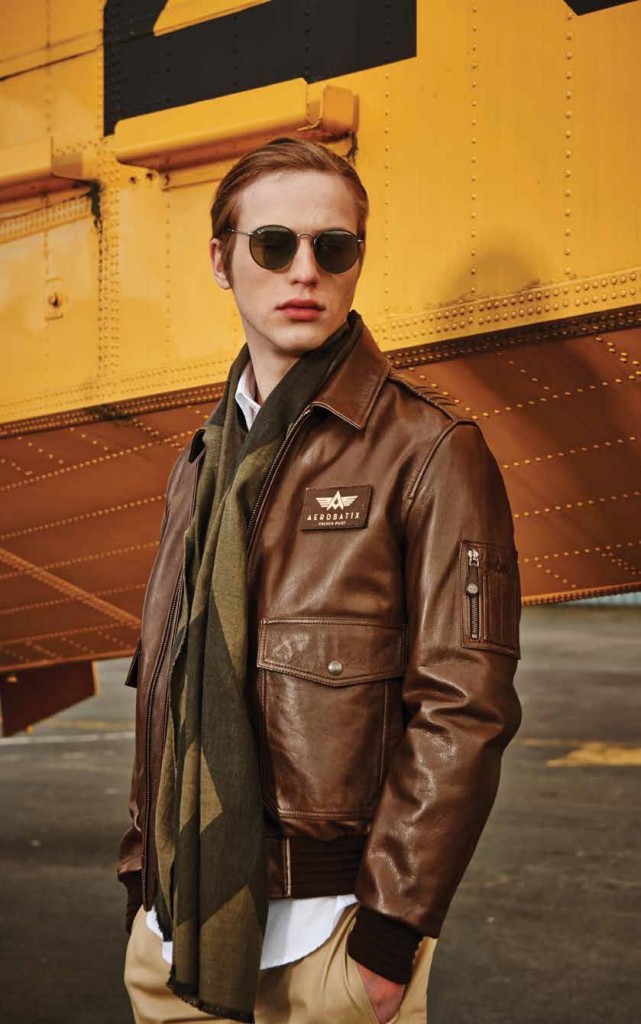 Blouson cuir pilote 4